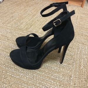 Forever 21 strappy skinny, platform heels